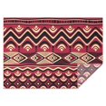 thumbnail image 1 of Red Geometric Striped Pattern Rectangle Tablecloth 60"x84",Waterproof Polyester Rectangle Table Cloth, Wipeable Spillproof Polyester Tablecloth for Dining, Camping, Indoor and Outdoor, 1 of 5