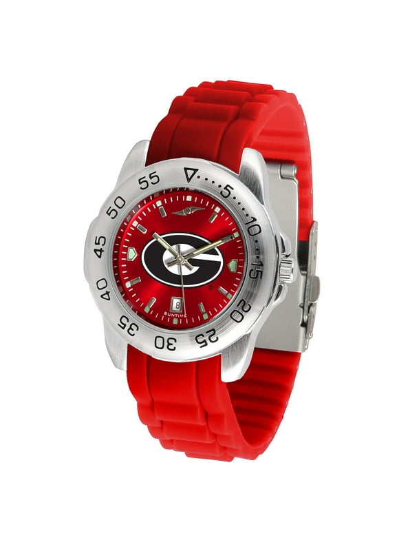 Red Georgia Bulldogs Sport AC AnoChrome Watch