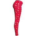 thumbnail image 1 of Ragstock Red Gingerbread Pattern Leggings, 1 of 3