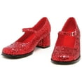 thumbnail image 1 of Red Glitter Mary Jane 1.75" Heel Child Shoes: Small, 1 of 3