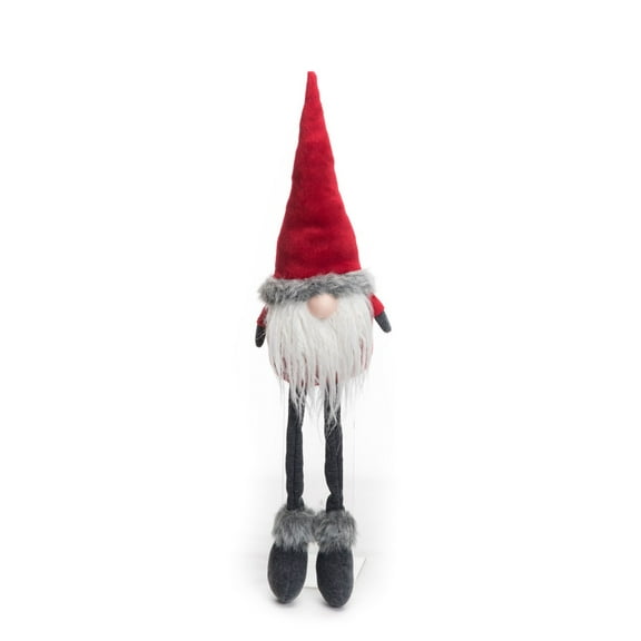 Red Gnome Christmas Xmas Shelf Sitter