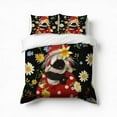 thumbnail image 1 of Red Gnome Hippie Flowers Ladybugs Bedding Set 3 Pcs Soft Microfiber Quilt Cover For Bedroom Decor, Comforter Cover With 2 Pillowcase, 1 of 5
