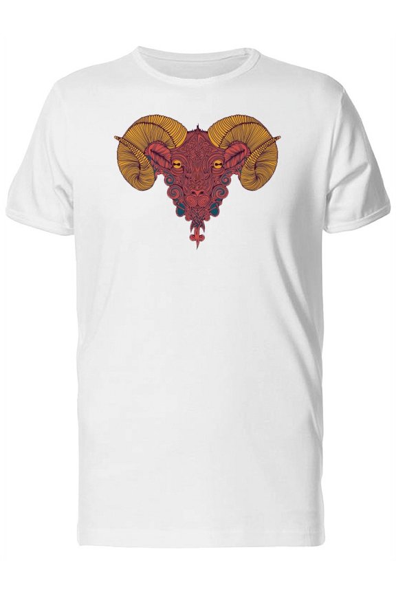 Red Goat T-Shirt Men -Image by Shutterstock, Male x-Large