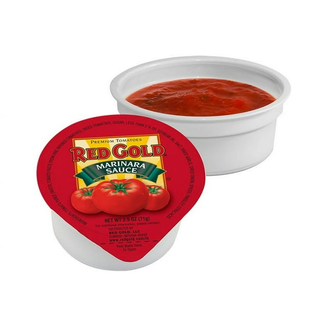 Red Gold 2.5 oz. Marinara Sauce Cups l Pack of 16