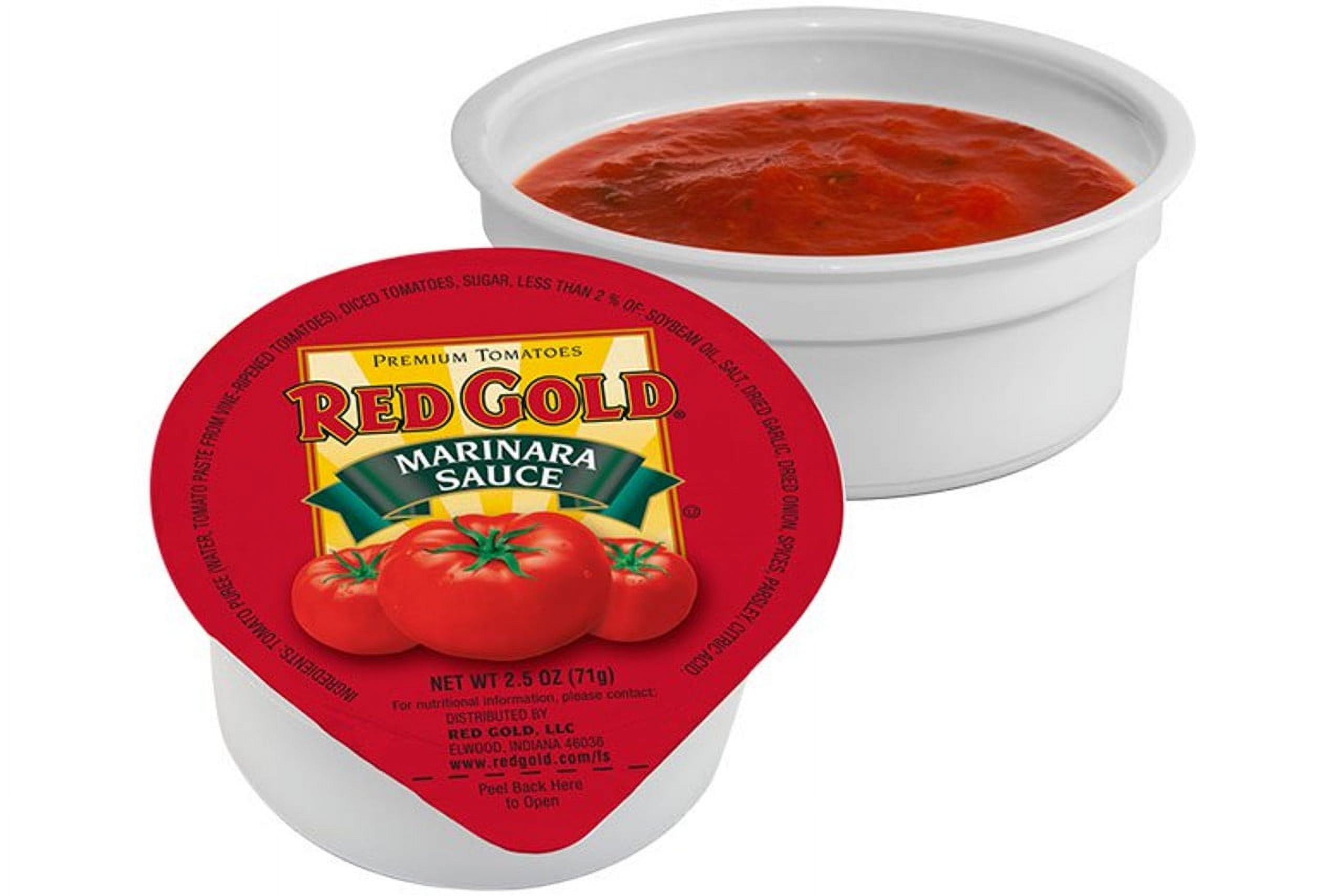 Red Gold 2.5 oz. Marinara Sauce Cups l Pack of 20