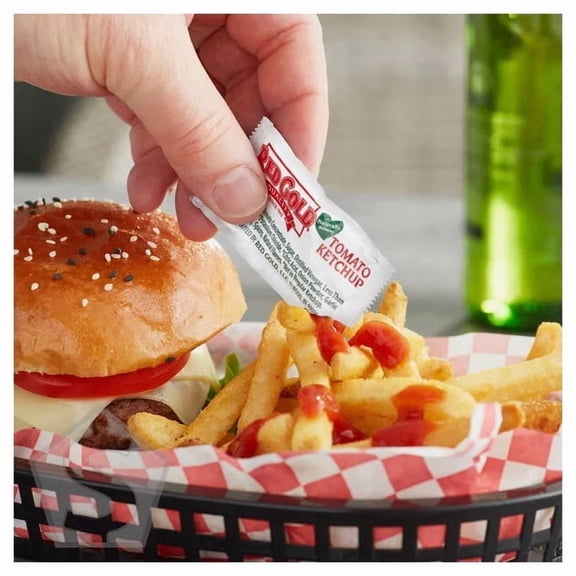 Red Gold 9 Gram All-Natural Ketchup Packets - 1,000/Case