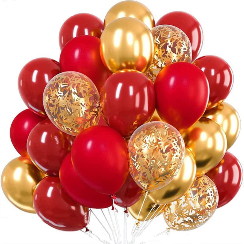 Ballons Confettis Pêche Or – Lital Bride