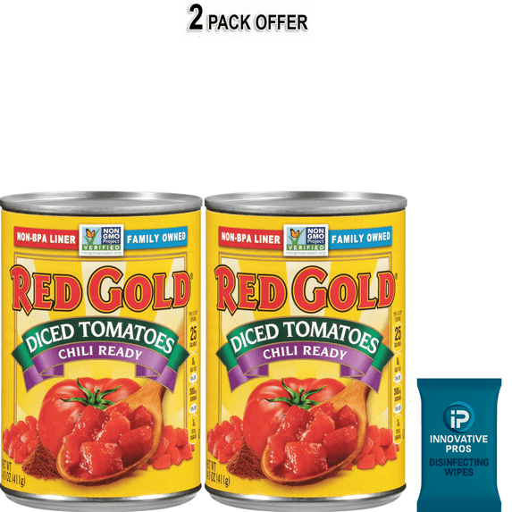Red Gold Chili Ready Diced Tomatoes, 14.5 oz Can