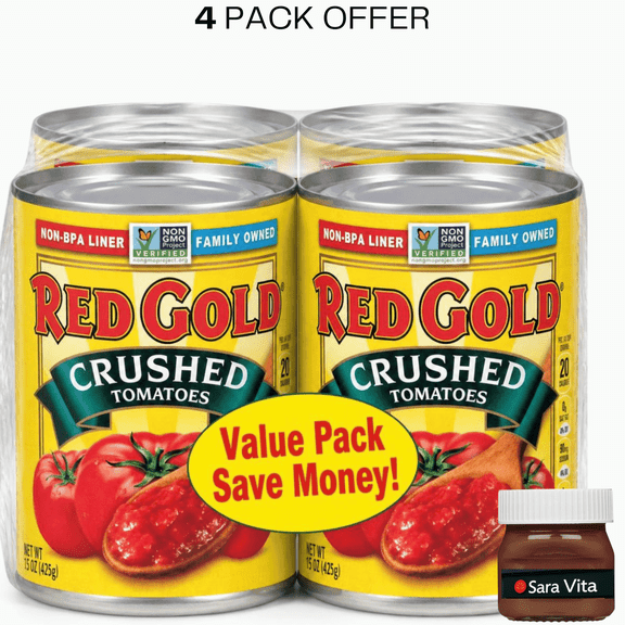 Red Gold Crushed Tomatoes, 15 oz Can