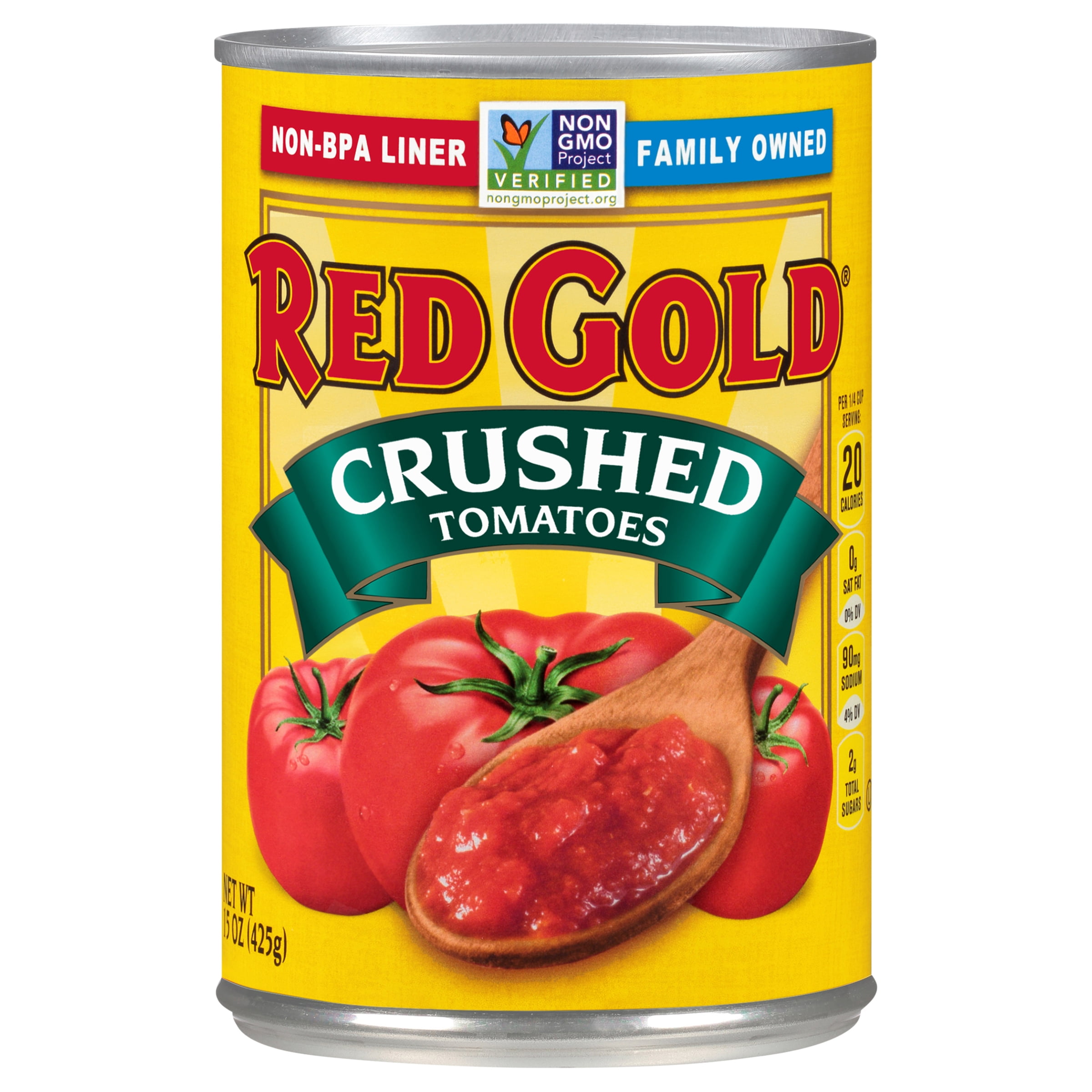 Red Gold Crushed Tomatoes, 15 oz Can