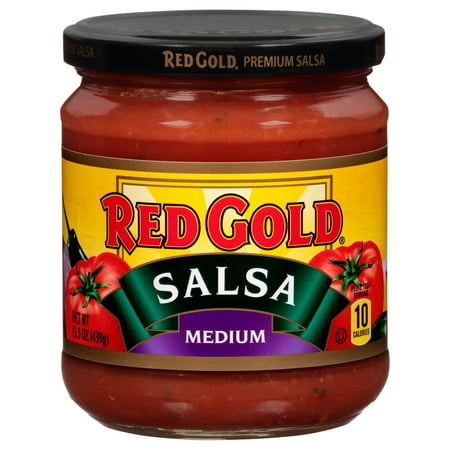 Red Gold Medium Salsa, 15.5 oz Jar