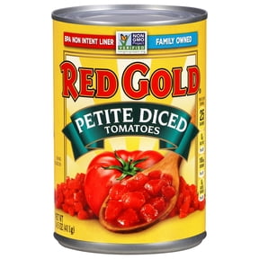 Red Gold Petite Diced Tomatoes, 14.5 oz Can