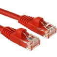 thumbnail image 1 of Red Gold Plated 50FT CAT5 CAT5e RJ45 PATCH ETHERNET NETWORK CABLE 50 FT For PC, Mac, Laptop, PS2, PS3, XBox, and XBox 360 to hook up on high speed internet from DSL or Cable internet., 1 of 3
