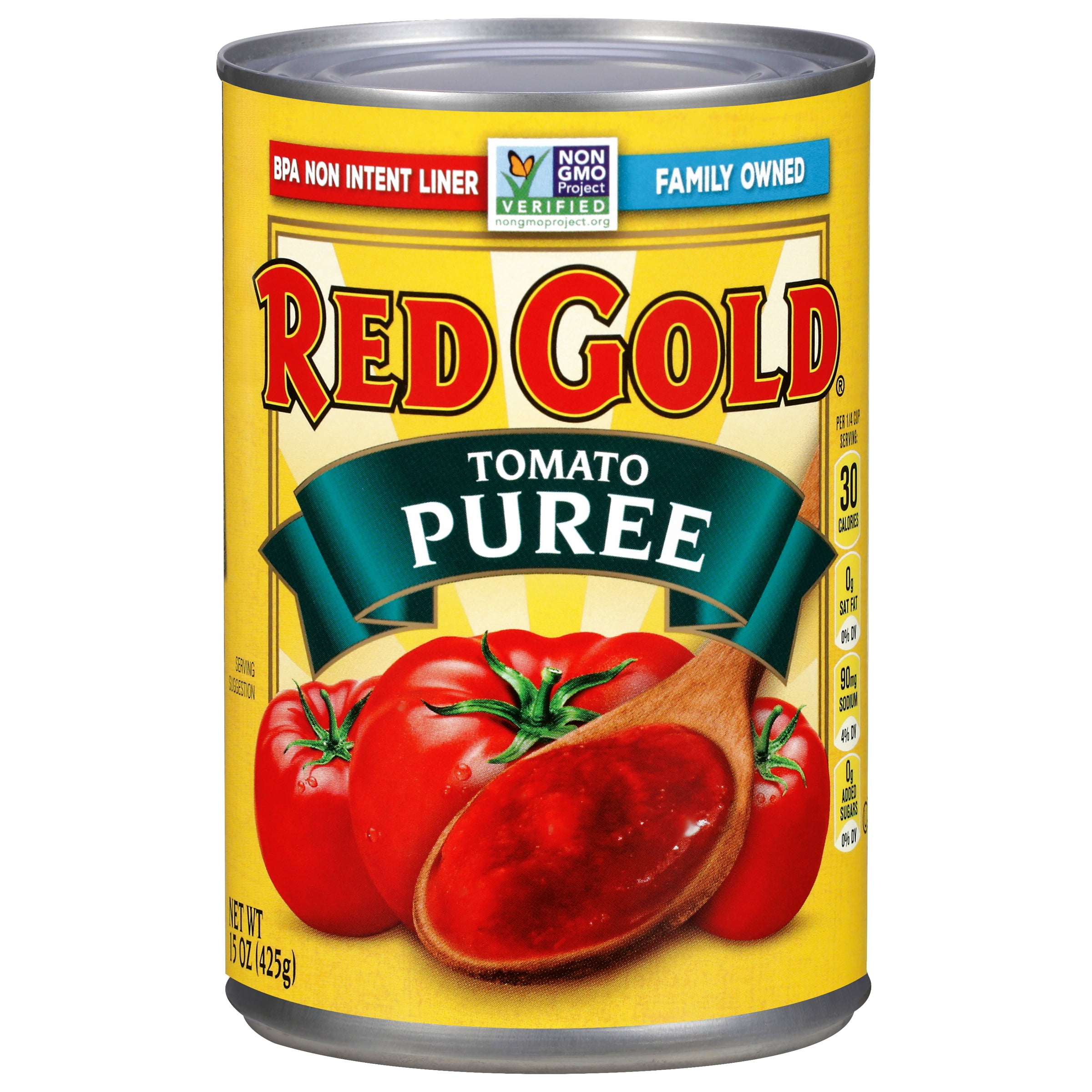 Red Gold Tomato Puree, 15 oz Can