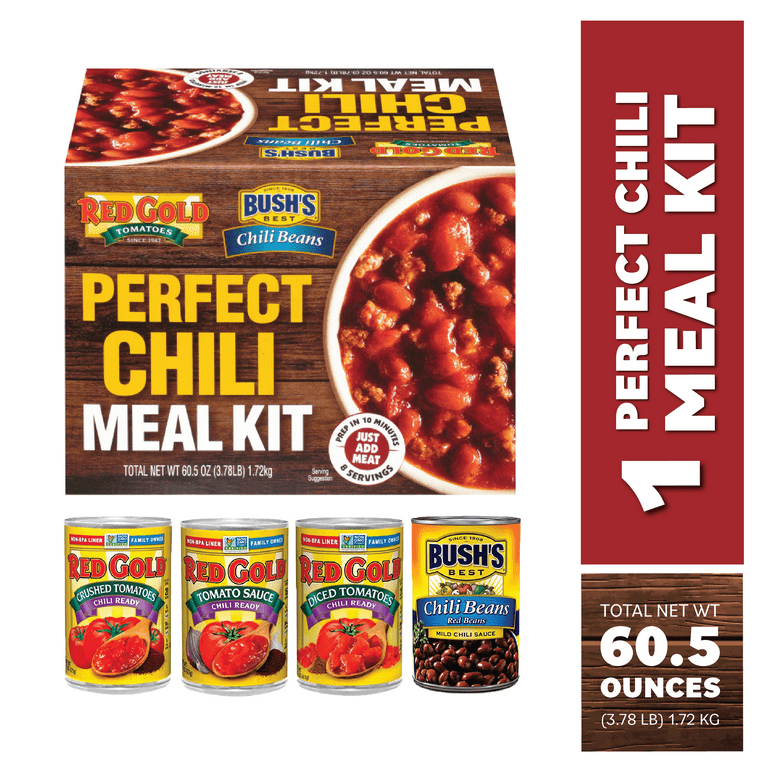 Red Gold and Bush s Beans Perfect Chili Meal Kit Just Add Meat