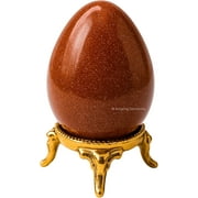 Red Goldstone Crystal Yoni Egg, 2 Inches