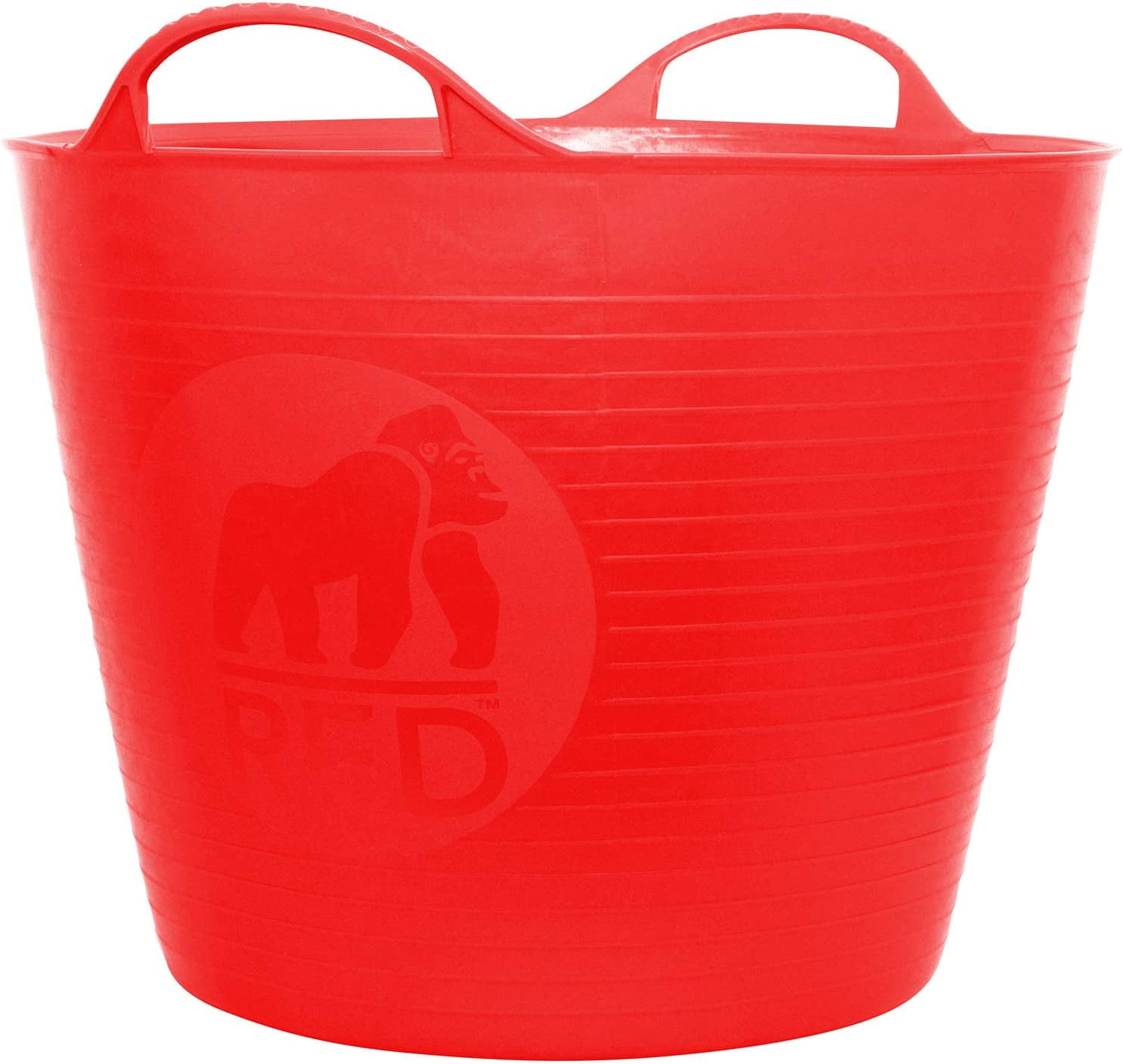 Red Gorilla Medium Flexible Plastic Tub, Toy Storage, Laundry