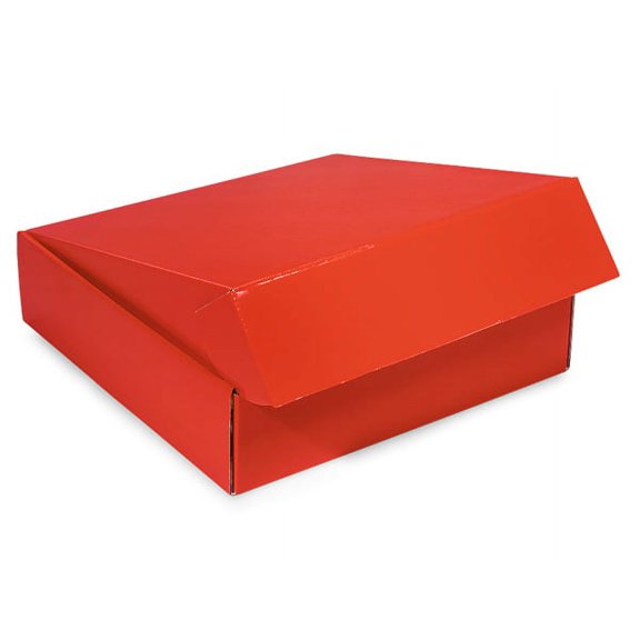 Red Gourmet Shipping Boxes 12x12x3", 6 Pack
