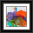thumbnail image 1 of Red Grace 2x Matted 20x20 Black Ornate Framed Art Print by Ruttkau, El, 1 of 2