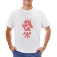 thumbnail image 1 of Red Graffitist Men’s Graphic T-shirt Vintage Short Sleeve Sport Tee White 3XL, 1 of 5