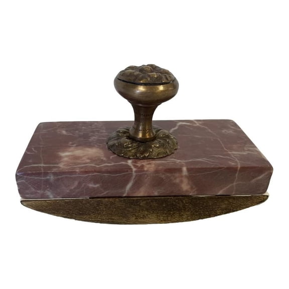 Red Granite Rocker Blotter, Desk Blotter for Pen Writing