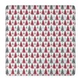 thumbnail image 1 of Red and Gray Christmas Tree Pattern Square Fitted Tablecloth with Elastic Edge,Square Table Cover,Washable Elastic Table Cover for Home Kitchen Party Decor 36"x36", 1 of 6