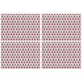 thumbnail image 1 of Red and Gray Christmas Tree Pattern Summer Placemats Table Placemats Set Of 4-Linen Kitchen Washable Placemats Table Mats 11.8"x17.7" Non-Slip Heat Resistant, 1 of 6
