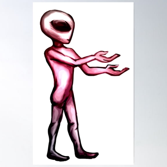 Red Gray Poster Wall Art, Modern Wall Decor For Living Room Bedroom, 12x18 UNFRAMED