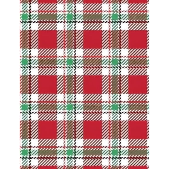 Plaid Chocolate Transfer Sheet, by Tnct.