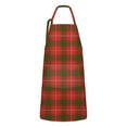thumbnail image 1 of Red Green Checkerboard Checkered Pattern Apron-Garden Aprons for Women with Pockets-Cotton Linen Waterproof Kitchen Cooking Gardening Aprons Adjustable for Kitchen,Cooking,BBQ and Salon 33x27 Inch, 1 of 7
