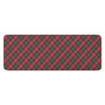 thumbnail image 1 of Red and Green Checkerboard Checkered Pattern Kitchen Rug Mat,Kitchen Runner Rugs Non Skid Washable,Decorative Kitchen Floor Mats for Kitchen,Sink,Laundry,17"x47.2", 1 of 7