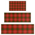 thumbnail image 1 of Red Green Checkerboard Checkered Pattern Kitchen Rugs Sets Of 3,Kitchen Runner Rugs Non Skid Washable,Decorative Kitchen Floor Mats for Kitchen,Sink,Laundry,17"x30"+ 17"x47" + 17"x59", 1 of 6
