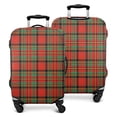 thumbnail image 1 of Red Green Checkerboard Checkered Pattern Luggage Cover Fashion Suitcase Cover Baggage Covers Fit 25-28 Inch Luggage (Go Travel), 1 of 5