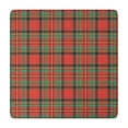 thumbnail image 1 of Red Green Checkerboard Checkered Pattern Square Fitted Tablecloth with Elastic Edge,Square Table Cover,Washable Elastic Table Cover for Home Kitchen Party Decor 34"x34", 1 of 6
