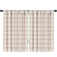 thumbnail image 1 of Red Green Checkerboard White Pattern Kids Curtains,Childrens Insulated Curtains Set Of 2,Bedroom Essentials,Teen Room Decor 52"X84", 1 of 5