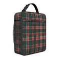 thumbnail image 1 of Red and Green Checkered Pattern Insulated Lunch Bag for Men Women,Waterproof Lunch Box for Work,Picnic or Travel,Thermal Insulation,10.63x9.06x3.54 Inches, 1 of 5