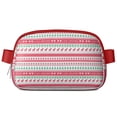 thumbnail image 1 of Red and Green Christmas Pattern Cute Fanny Packs for Women,Travel Waterproof Crossbody Fanny Bags Waist Purse for Women Anti Theft Adjustable Strap for Running Travel Cycling, 1 of 6