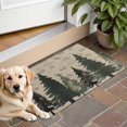 thumbnail image 1 of Red and Green Christmas Pattern Door Rugs,Washable Non Slip Door Mats Indoor,Decorative Door Mats,Entry Mat Indoor for Entrance,Bedroom,Kitchen,Bathroom,16"x24", 1 of 6