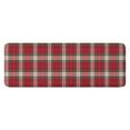 thumbnail image 1 of Red and Green Christmas Plaid Pattern Kitchen Rug Mat,Kitchen Runner Rugs Non Skid Washable,Decorative Kitchen Floor Mats for Kitchen,Sink,Laundry,17"x47.2", 1 of 7