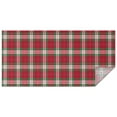 thumbnail image 1 of Red and Green Christmas Plaid Pattern Rectangle Tablecloth 60"x120",Waterproof Polyester Rectangle Table Cloth, Wipeable Spillproof Polyester Tablecloth for Dining, Camping, Indoor and Outdoor, 1 of 6