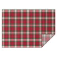 thumbnail image 1 of Red and Green Christmas Plaid Pattern Rectangle Tablecloth 60"x84",Waterproof Polyester Rectangle Table Cloth, Wipeable Spillproof Polyester Tablecloth for Dining, Camping, Indoor and Outdoor, 1 of 5