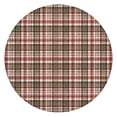 thumbnail image 1 of Red and Green Christmas Plaid Pattern Round Fitted Tablecloth with Elastic Edge,Dining Table Cover Waterproof,Outdoor Round Tablecloth for Camping,Dining,Indoor and Outdoor, 1 of 7