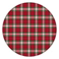 thumbnail image 1 of Red and Green Christmas Plaid Pattern Round Fitted Tablecloth with Elastic Edge,Dining Table Cover Waterproof,Outdoor Round Tablecloth for Camping,Dining,Indoor and Outdoor, 1 of 7