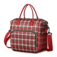 thumbnail image 1 of Red and Green Christmas Plaid Pattern Womens Lunch Box for Work,Insulated Large Lunch Bag for Tween and Teen,Loncheras Para Mujer,Leakproof Adult Lunch Bag for Work,Beach,Travel,Picnic,Camping, 1 of 7