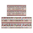 thumbnail image 1 of Red and Green Christmas Snowman Pattern Kitchen Rugs Sets Of 2,Anti Fatigue Kitchen Mat Rugs Non Slip Washable,Decorative Kitchen Floor Mats for Kitchen,Sink,Laundry,17"x30"+17"x47", 1 of 7