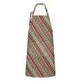 thumbnail image 1 of Red and Green Christmas Striped Apron-Garden Aprons for Women with Pockets-Cotton Linen Waterproof Kitchen Cooking Gardening Aprons Adjustable for Kitchen,Cooking,BBQ and Salon 32"x27", 1 of 7
