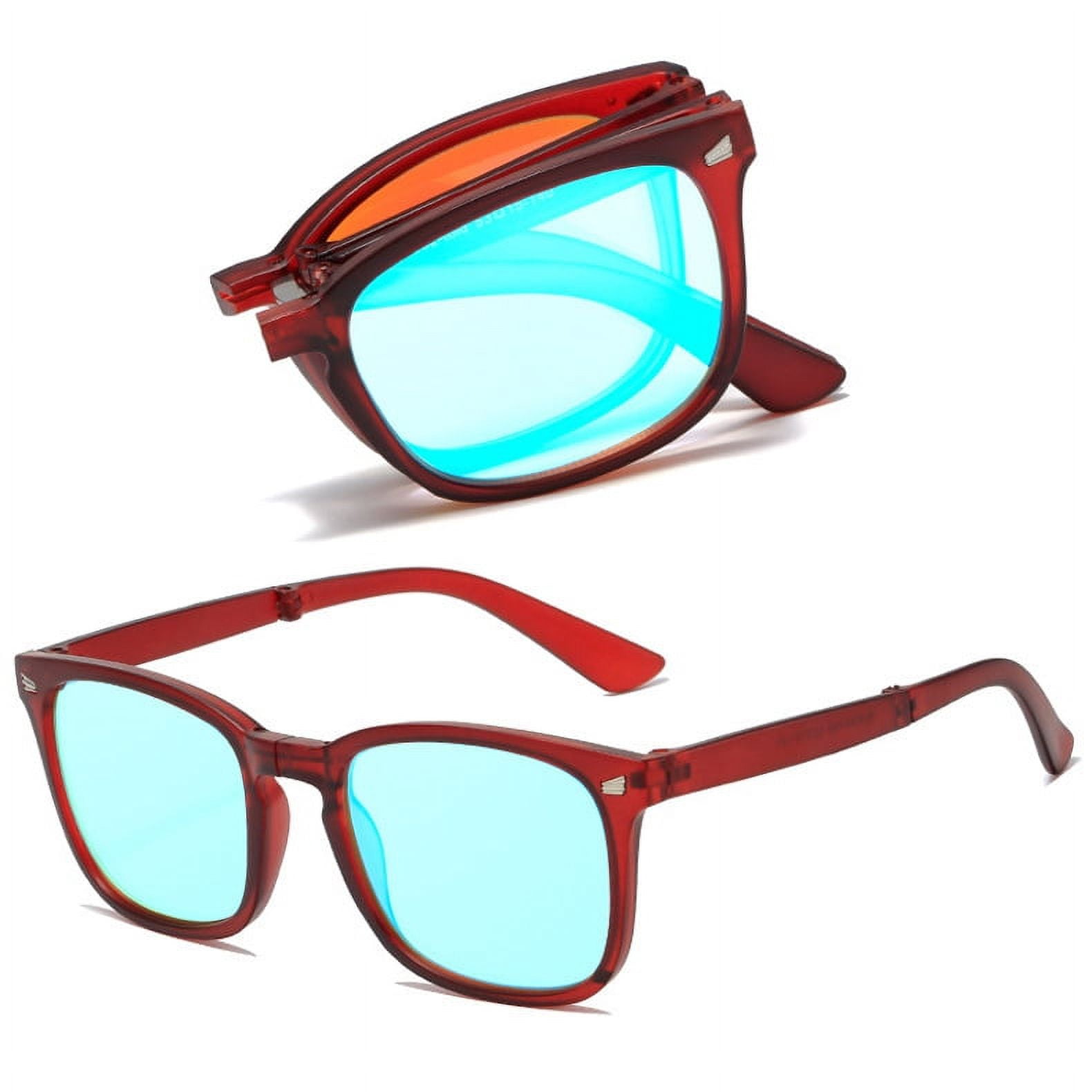 RedGreen Color Blindness Glasses Increase Color Contrast Foldable