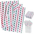 thumbnail image 1 of Red and Green Dots Christmas Tissue Paper Bulk，Dots Wrapping Tissue Paper for Gift Bags, 14 x 20 Inch Gift Wrap for Christmas Party DIY Crafts Decor Holiday Flowers,50 Sheets, 1 of 6