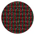 thumbnail image 1 of Red and Green Plaid Christmas Snow Pattern Round Fitted Tablecloth with Elastic Edge,Dining Table Cover Waterproof,Outdoor Round Tablecloth for Camping,Dining,Indoor and Outdoor, 1 of 7