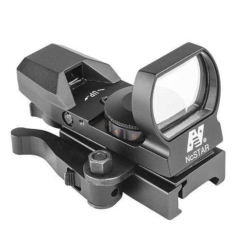 Red & Green Reflex Sight with 4 Reticles and QR Mount, Black